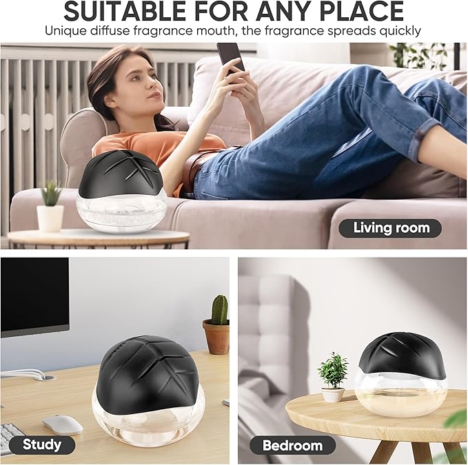 Water Based Air Purifier for Home with Essential Oil Diffuser and Humidifier Function, Rainbow Air Washer with LED Night Light, Freshener for Smoke and Pet Odors, Includes 6x10ml Essential Oils - Image 7