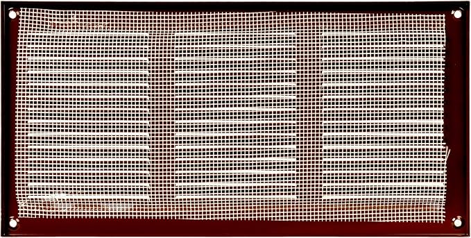 Vent Systems 12" x 6" Inch (Overall) Scratch Resistant Brown Metal Vent Cover - 3 Pack - Louvered Duct Grille with Built-in Mesh Screen - Wall or Ceiling HVAC Ventilation Register for Indoor & Outdoor - Image 6