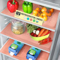 Refrigerator Liners for Shelves by Linda’s Essentials - Easy to Clean Fridge Liner with Spill Protection Fridge Shelf Liners & Drawer Liner, Nonslip BPA-Free Refrigerator Mats (Pink Roll) by LindasEssentials