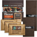Boveda Music HIGH ABSORBENCY Large Starter Kit - (3) 49% RH High Absorbency Boveda - Ideal Two-Way Humidity Control for EXTREME HUMIDITY CLIMATES ONLY - For Guitars & Other Large Wooden Instruments by Boveda