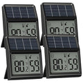 Digital Indoor Thermometer & Hygrometer, Light Powered (No Rechargeable Batteries Runs Only on Real-time Light Exposure) Solar Indoor Temperature and Humidity Monitor, Humidity Gauge by BaldrInc