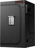 Spider Farmer 4x4 Grow Tent 2025 New, 48"x48"x80", with Hook for Controller and Power Strip, Enlarged View Window, 1680D Thicken Mylar Canvas for Indoor Hydroponic Growing for SF4000, SE5000, G5000 by SpiderFarmer