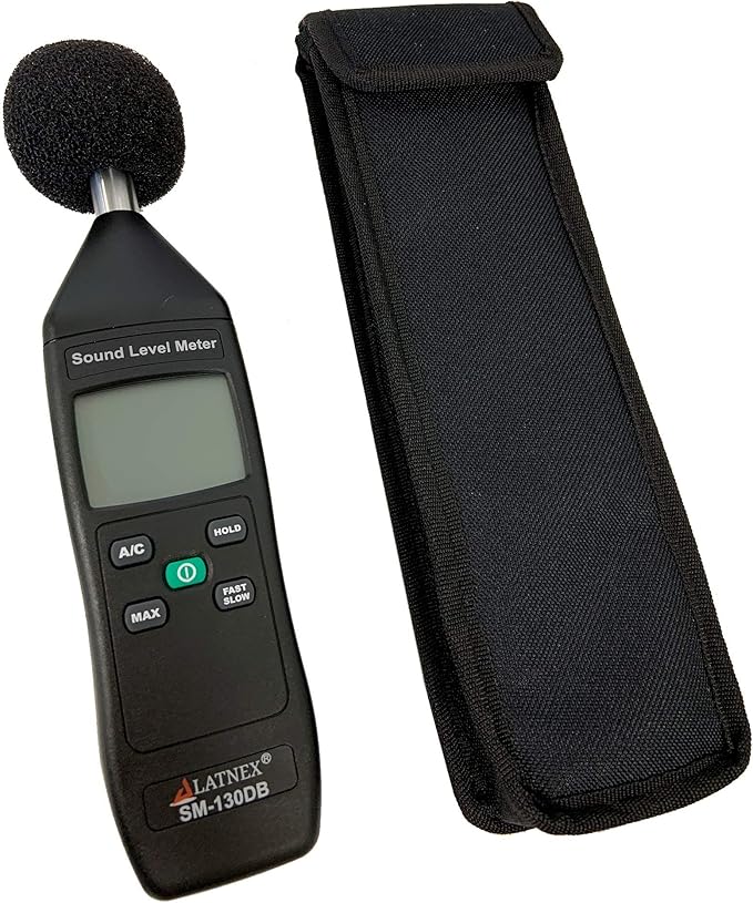 SM-130DB Digital Decibel Meter Reader and Sound Level Meter Type 2 with Calibration Certificate. Measurement Device for Environmental and Mechanical Noise Monitor - Manufacturing, Office, Classroom - Image 8