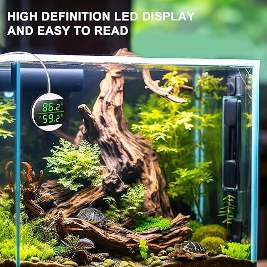 USB Power Supply LED Digital Reptile Thermometer Hygrometer, 10s Refresh Speed, 1.8 High Precision, Terrarium Thermometers - Image 6