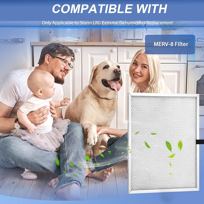 Upgraded 6 Pack MERV 8 Replacement Set Dehumidifier Filter Compatible with ALORAIR Commercial Storm LGR Extreme,Only Applicable to Storm LGR Extreme Dehumidifier, filter Size 12.2x 9.9 x 0.4 - Image 5