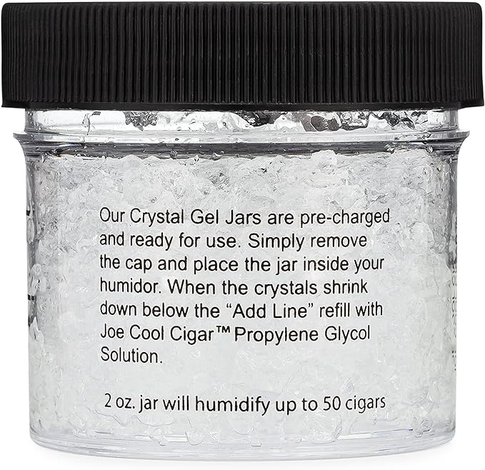 Crystal Gel Humidifier for Cigar Humidors (2 oz Jar) - Image 3