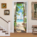 3D Door Decals Stickers Peel Stick Wall Murals Vinyl Wallpaper Self-Adhesive Mural Door Covers Decorative for Furniture Home Decor Wrinkle-Resistant Waterproof by BVBOX