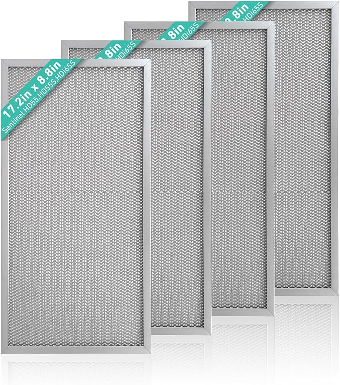 MERV-8 Filter Replacement Set Compatible with AlorAir Basement Dehumidifiers Sentinel HD55 Sentinel HDi65（4 Pack ） by Unknown
