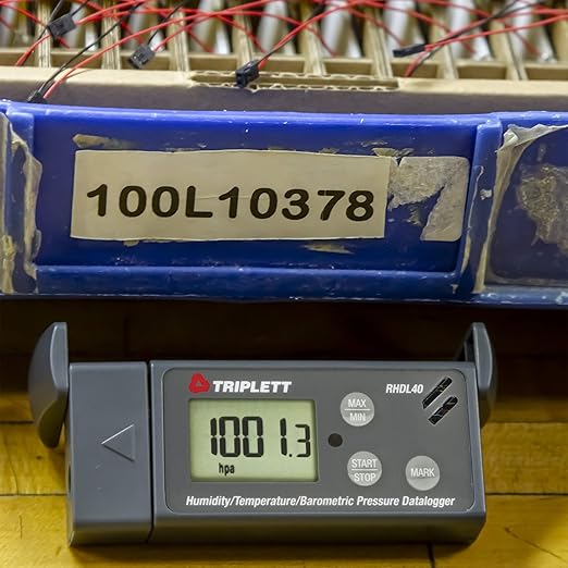 Triplett RHDL40 Temperature / Humidity / Barometric Pressure PDF Data Logger with Certificate of Traceability to NIST - Record 16,000 Readings Each - Image 4