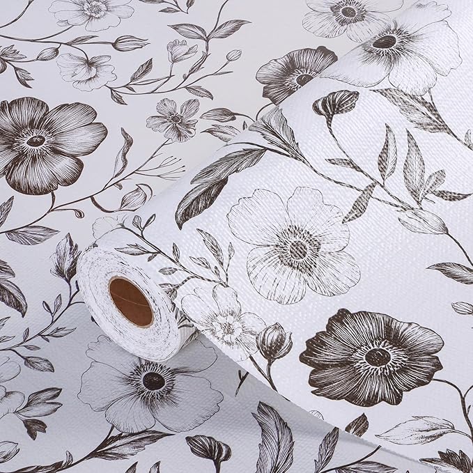 Drawer and Shelf Liner for Kitchen Cabinets Non-Adhesive and Strong Grip Shelf Liner Waterproof Non-Slip Drawer Liner Floral Cabinet Liner for Shelves Dressers Easy to Clean 12INX10FT by Unknown