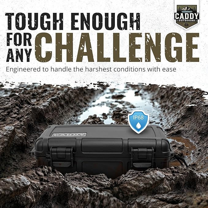Waterproof Storage Case 1.2 L Capacity – Heavy-Duty Gear Box with Foam, Carabiner & Lanyard – Crushproof, Airtight Outdoor Container for Camping, Hiking, Fishing - Image 7