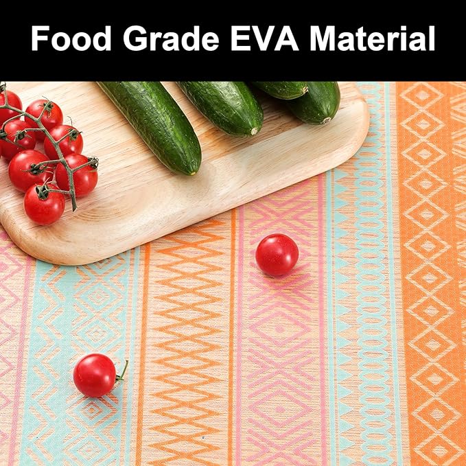 Cooyes Shelf and Drawer Liners for Kitchen Cabinets, Non Adhesive Cabinet Liner, EVA Waterproof Durable Non-Slip Drawer Mats for Shelves, Refrigerator, Storage, Desks（11.8" W x 118" L） - Image 5