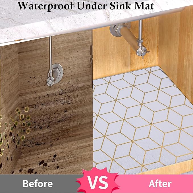 Shelf Liner for Cabinets Non Adhesive15 Inch Wide X 20 Ft Kitchen Drawer Liners for Shelves Non Slip Waterproof Strong Grip Mat for Closet Bathroom Pantry Cupboard Refrigerator - Image 7