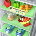 Refrigerator Liners for Shelves by Linda’s Essentials - Easy to Clean Fridge Liner with Spill Protection Fridge Shelf Liners & Drawer Liner, Nonslip BPA-Free Refrigerator Mats (Green Roll) by LindasEssentials