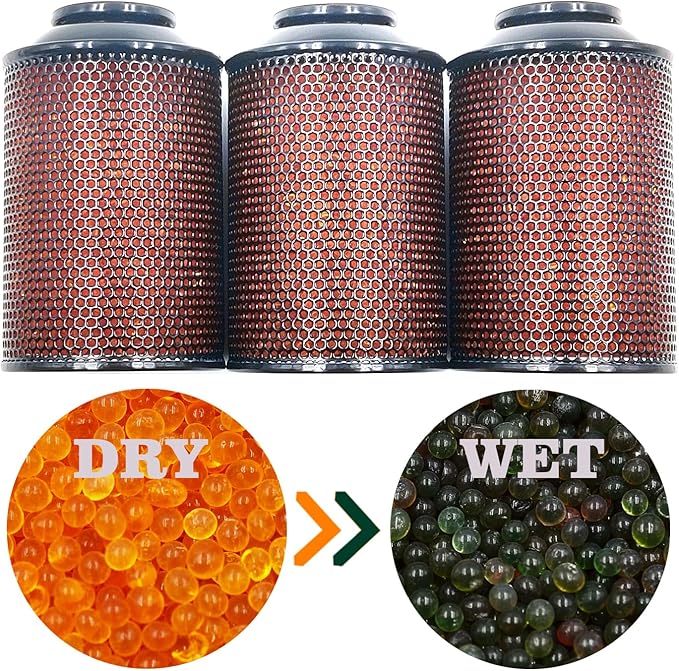 Gun Safe Dehumidifier, Moisture Absorbers for Safe, Storage, Closets & Cabinets, FULLBOW 200G Silica Gel Desiccant Dehumidifier (6 Units) - Image 2