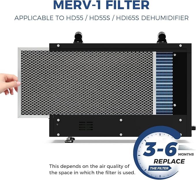 ALORAIR MERV-1 for Crawlspace Dehumidifier HD55S/HDi65S, 1 pack - Image 4