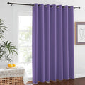 NICETOWN Blackout Lilac Purple Curtain 84 inches Long, Energy Saving Thermal Drape Grommet Sound Reducing Light Blocking Window Treatment for Baby Nursery Bedroom, 1 Panel, W100 x L84 by NICETOWN