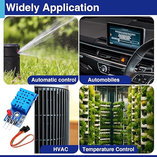 3 Set Digital Temperature and Humidity Sensor Modules, Compatible with DHT11, 3.3V–5V Sensors for Arduino with Dupont Wires - Image 7