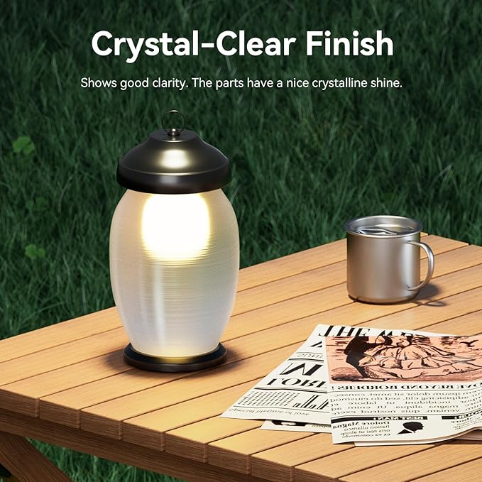 Creality Hyper PC Filament for 3D Printing, 3D Printer Filament with High Heat Resistance, Crystal-Clear, Easy to Print, Less Warping - Image 2