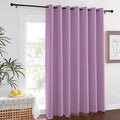 NICETOWN Room Darkening Patio Sliding Door Curtains 84 inch Length, Grommet Divider Thermal Insulated Curtain Drapes for French Door/Living Room (Lilac, W100 x L84, 1 Panel) by NICETOWN