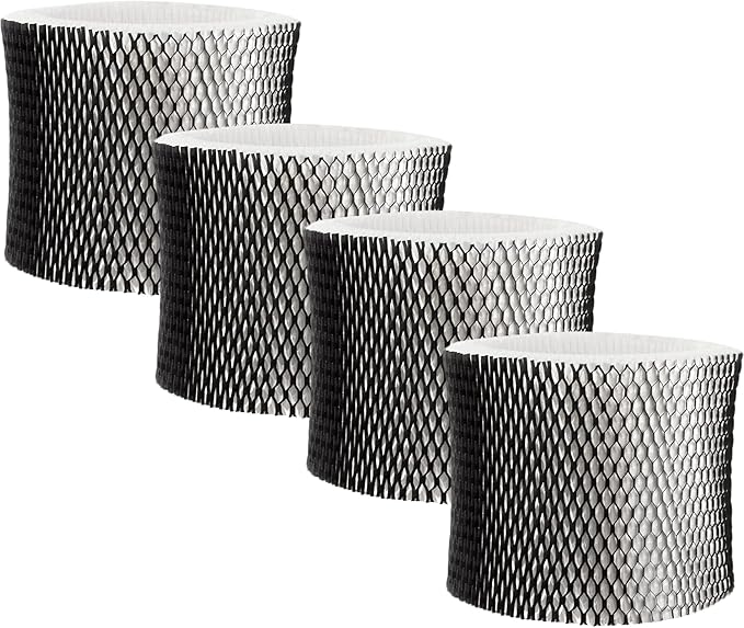 4 Pack HWF64 BWF64 Replacement Humidifier Wick Filter B | Compatible with Holmes HM1730 & HM1745 & HM1746 & SCM1746 Humidifiers | Activated Carbon Upgraded by Unknown