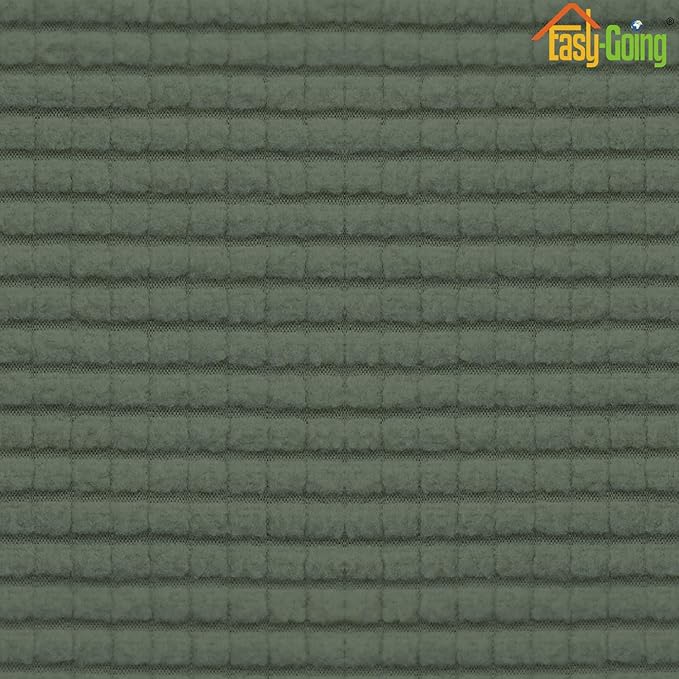 Easy-Going Stretch Loveseat Cushion Cover Sofa Cushion Furniture Protector Sofa Seat Sofa Slipcover Sofa Cover Soft Flexibility with Elastic Bottom(Loveseat Cushion, Greyish Green) - Image 5