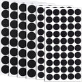 200 Pcs Small Felt Furniture Pads, Self-Adhesive EVA Foam Dot Circles, Round Felt Furniture Stickers for Desks Drawers Vases Photo Frames Cabinets Doors Candlesticks- Black, 2 Sizes by Unknown