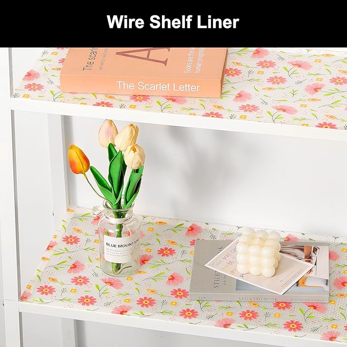 Cooyes Shelf Liner – Premium Non-Adhesive Cabinet & Drawer Liner for Kitchen – Waterproof Shelf Paper with Modern Pattern – Durable EVA Cabinet Mat – Easy to Cut （24" W x 240" L） - Image 9