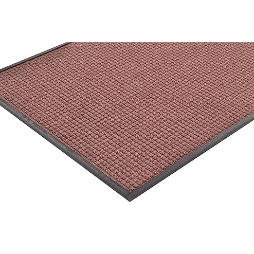NoTrax 166 Guzzler™ Rubber-Backed Entrance Mat, for Home or Office 4' X 6' Burgundy - Image 4