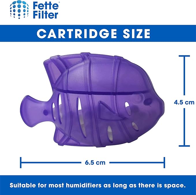Fette Filter - Universal Humidifier Tank Cleaner Compatible with Drop, Droplet, Adorable, Warm & Cool Mist Humidifiers Tanks and Fish Tanks. Compare to Protec Kaz PC1F - Pack of 4 - Image 3
