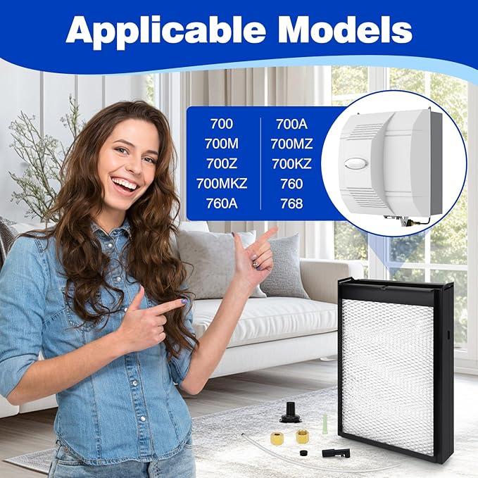 4750 Humidifier Maintenance Kit, Includes Replacement Water Panel Filter for Model 35 humidifier, Compatible with AprilAire Whole-House humidifier Models: 700, 700A, 700M, 760, 760A, 768 - Image 2