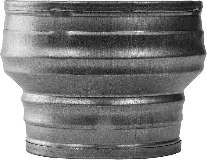 Vent Systems 6" inch to 5" inch Duct Reducer Adapter Connector Fitting Pipe Increaser Reducer Cone for HVAC, Ventilation Systems, Exhausts and Grow Tents. (Galvanized Steel, 150 to 125 mm) - Image 6