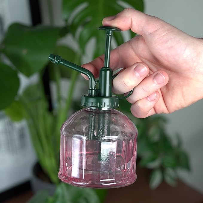 Houseplant Mister Spray Bottle – 180ml Pink Glass Plant Sprayer with Green Lid – Fine Mist for Humidity Control – Stylish Indoor Plant Care Accessory – Ergonomic and Leakproof Design - Image 6