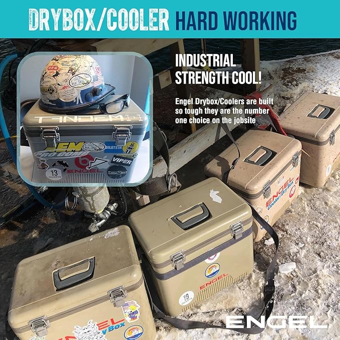 Engel UC7 7.5qt Leak-Proof, Air Tight, Drybox Cooler and Small Hard Shell Lunchbox for Men and Women - Image 7