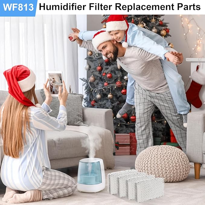 Marspark 36 Pack Humidifier Filters Replacement Compatible with Equate EQWF813 EQ-2119-UL RCM-832 RCM-832N PCWF813 Cool Mist Humidifiers Wick Filters - Image 5