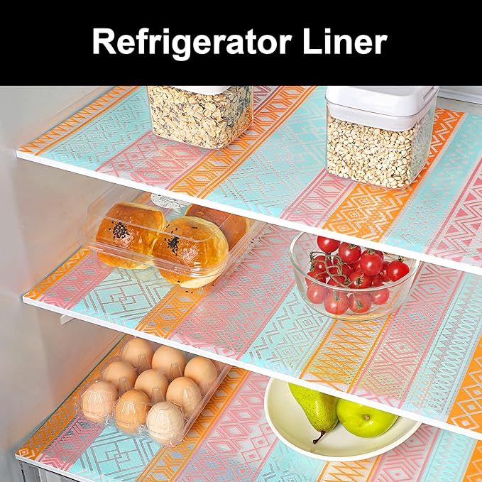 Cooyes Shelf and Drawer Liners for Kitchen Cabinets, Non Adhesive Cabinet Liner, EVA Waterproof Durable Non-Slip Drawer Mats for Shelves, Refrigerator, Storage, Desks（11.8" W x 118" L） - Image 6