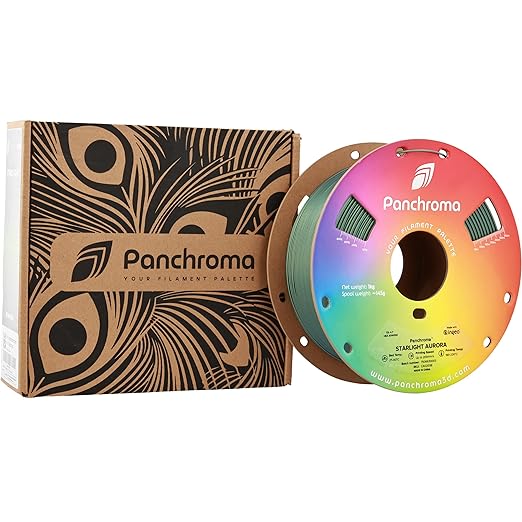 Polymaker Panchroma Green Color Changing PLA, 1.75mm, 1KG, Glitter Starlight Aurora 3D Printer Filament, Hides Layer Lines, Easy to Print, Tangle Free, AMS Compatible, Works with Most FDM Printers - Image 9