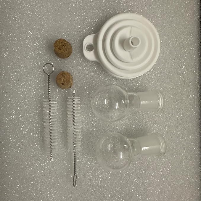 Handmade Glass Tube Cigar Humidor Accessories, Cigar Humidor Replacement,Glass Cigar Infusers Accessories for Fragrance Enhancement, Flavoring, Maintenance and Cleaning - Image 3