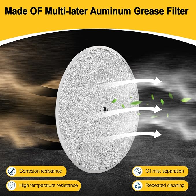 505 High Airflow Bathroom Fan for Ceiling – 8 Inch Fan with Powerful 200 CFM, Bathroom Exhaust Fan, Kitchen Exhaust Fan, Household Ventilation Fans - Image 5