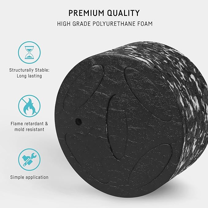 neverest® ESD 4" Adjustable Inline Duct Silencer – Modular Sound Absorbing Muffler with 5 Removable Segments – Up to 44 dB Reduction – for 125mm Pipes, Grow Rooms & HVAC - Image 5