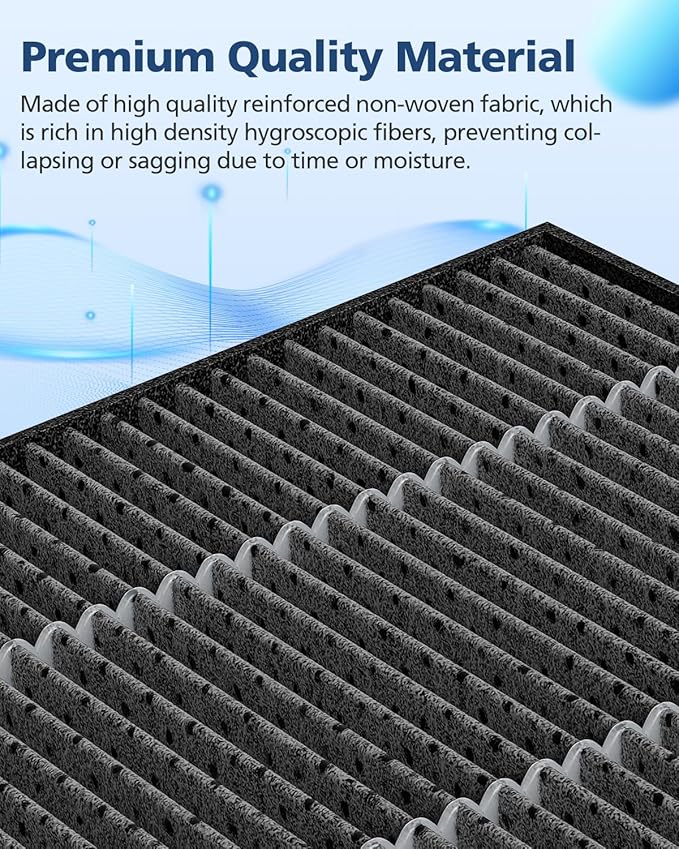 6000S Filter Replacement Compatible with LEVOIT Superior 6000S Smart Evaporative Humidifier, 12 Pack Wick Filters+ 6 Pack Top Fill Filters, Gray - Image 5
