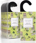 ROSE COTTAGE Large 12 Packs White Gardenia Hanging Closet Deodorizer Air Freshener Long Lasting Scented Sachets Smell Goods for House by ROSECOTTAGE