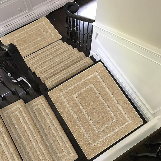 PURE ERA Carpet Stair Tread Landing Mat Tape Free Self Adhesive Non Slip Skid Resistant Indoor Doormat Area Rug Floor Mat for Kitchen Bathroom Workstations Washable 2' X 3' - Image 6