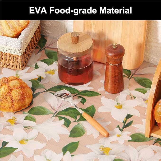 Cooyes Shelf Liner – Premium Non-Adhesive Cabinet & Drawer Liner for Kitchen – Waterproof Shelf Paper with Modern Pattern – Durable EVA Cabinet Mat – Easy to Cut （17.5" W x 360" L） - Image 3