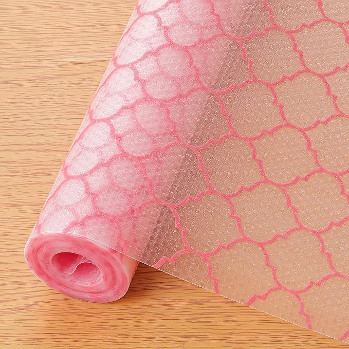 Cooyes Shelf Liner, Non Adhesive Drawer and Cabinet Liner, EVA Washable Oil-Proof Shelf Paper for Kitchen Cabinets, Refrigerator, Storage, Desks with Modern Pattern by Cooyes