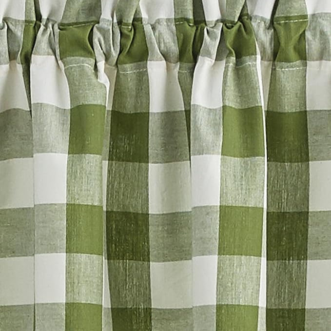Park Designs Sage Buffalo Check Valance 72''X14'' - Image 3