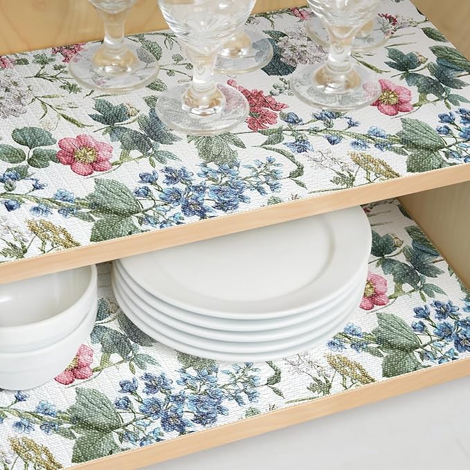 Shelf Liner for Kitchen Cabinets Non Adhesive Drawer Liner,Cabinet Liner for Shelves,Non Slip Kitchen Drawer Liners for Dresser,Waterproof Shelf Paper for Refrigerator,Cupboard,12In x 16.4FT - Image 5