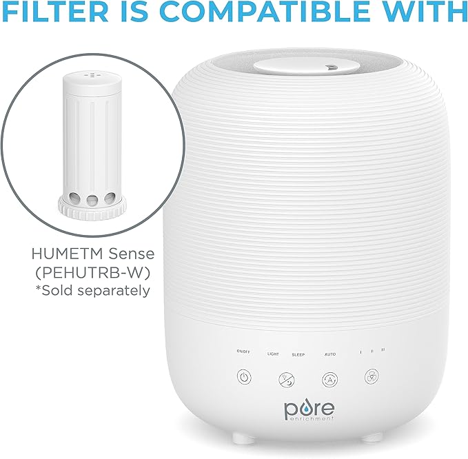 Pure Enrichment® Genuine Humidifier Decalcification Cartridge Filter for Hume™ Sense Top Fill Humidifier (PEHUTRB-W) - Image 3