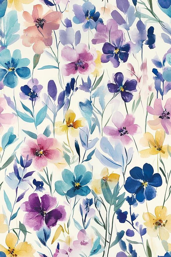 Boho Chic Botanical Shelf Liner Contact Paper Peel and Stick Floral Contact Paper Wallpaper for Cabinets Drawers Furniture Table Wall Arts Crafts 17.3X117 Inches by Unknown