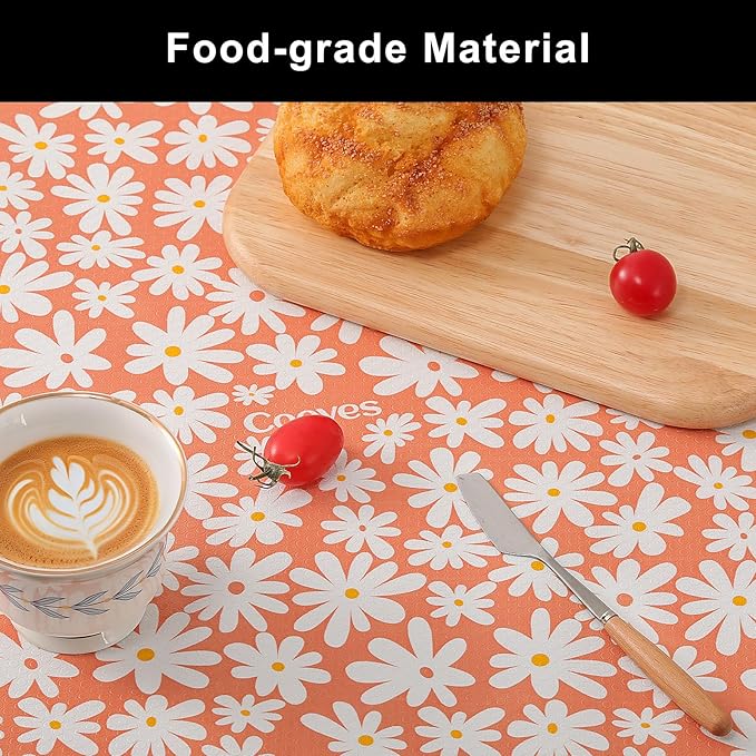 Cooyes Shelf Liner – Premium Non-Adhesive Cabinet & Drawer Liner for Kitchen – Waterproof Shelf Paper with Modern Pattern – Durable EVA Cabinet Mat – Easy to Cut （17.5" W x 197" L） - Image 5